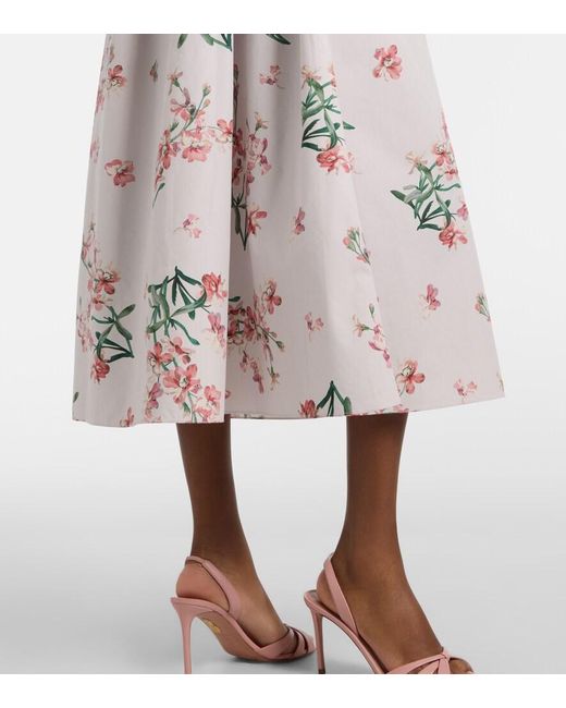 Erdem Multicolor Kleid Aus Baumwolle
