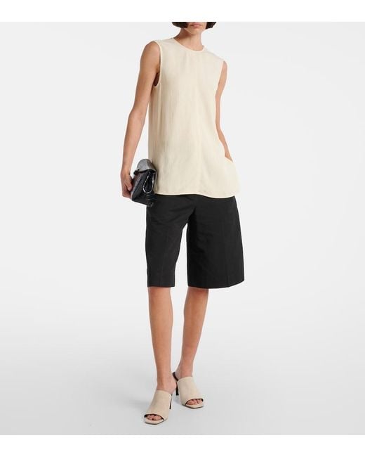Totême  White Suede Mules