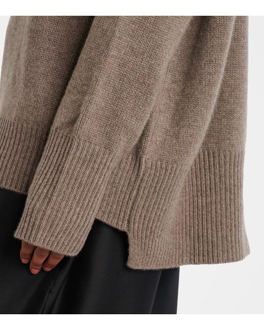 Lisa Yang Brown Heidi Cashmere Sweater