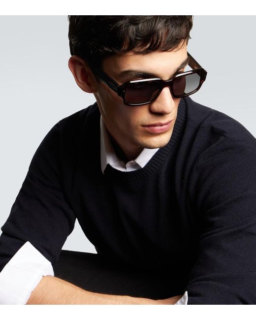 Dior Brown Diortailoring S2I Rectangular Sunglasses for men