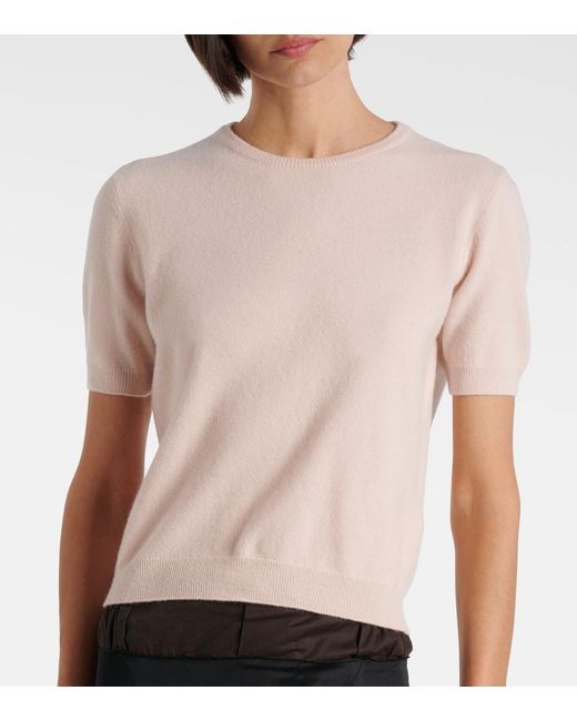 Maison Margiela Natural Knitted Virgin Wool T-Shirt