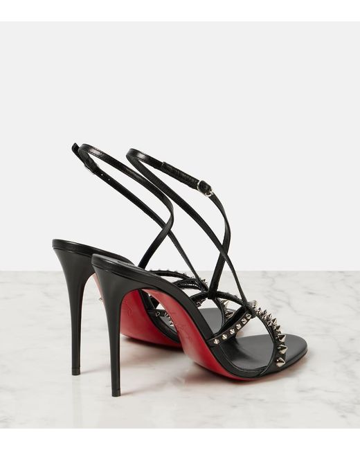 Christian Louboutin Black Tatooshka Heeled Sandals