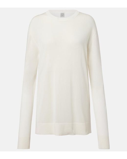 Pull Oversize Totême en coloris White