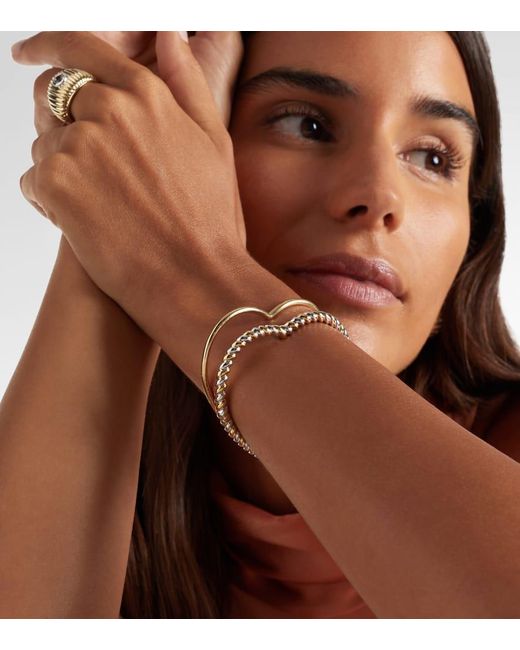 Bracciale Jonc Cour di Yvonne Léon in Metallic
