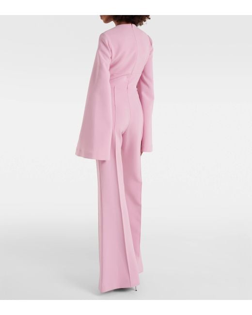 Combi-pantalon a ornements Elie Saab en coloris Pink