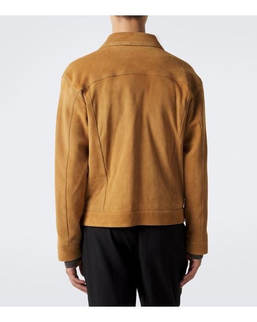 Arma Brown Karis Suede Jacket for men