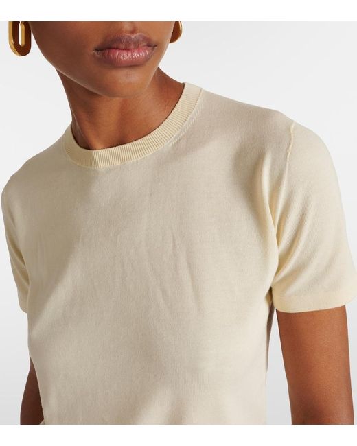 Loro Piana Natural T-Shirt Angera aus Baumwolle