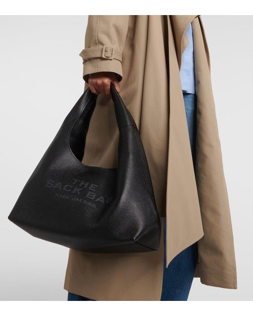 Marc Jacobs Black The Sack Leather Tote Bag