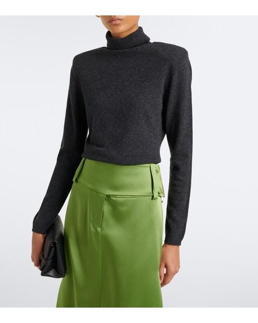 Jardin Des Orangers Black Cashmere Turtleneck Sweater