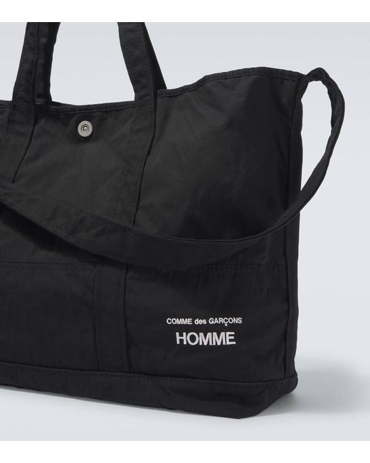 Comme des Garçons Black Patchwork Tote Bag for men