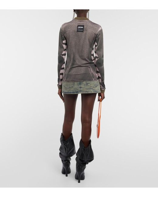 Top Estampado Y. Project de color Gray
