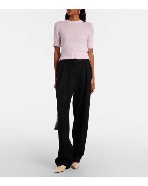 Jil Sander Pink Plus Virgin Wool Sweater