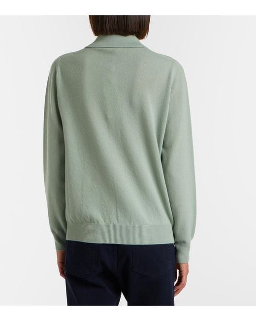 Blazé Milano Green Highland Wool And Cashmere Cardigan