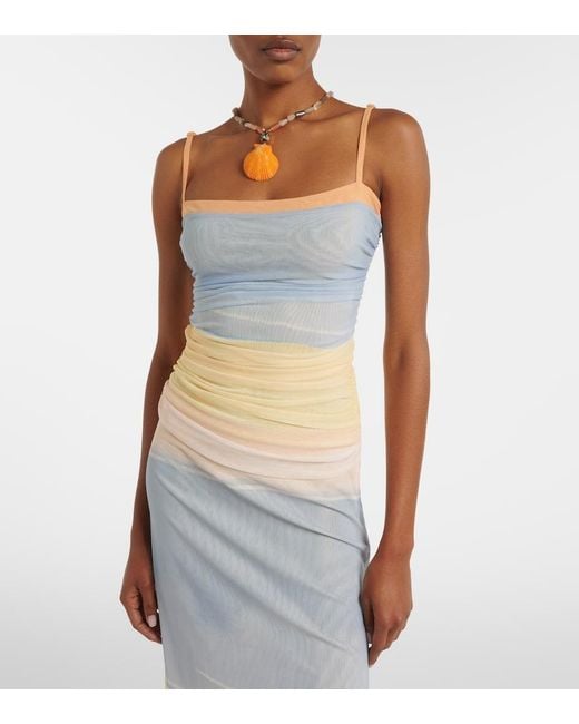 Sir Multicolor Printed Mesh Top