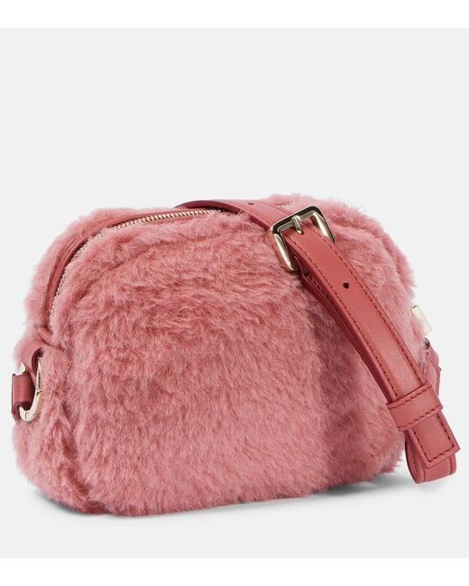 Max Mara Pink Small Teddy Camera Bag