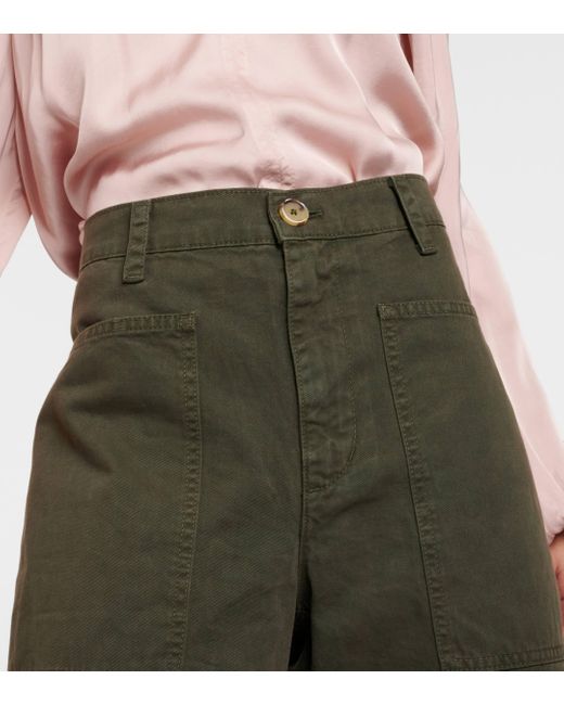 Pantalon cargo Brylie en coton Velvet en coloris Green