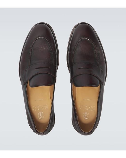 Mocassini di Brunello Cucinelli in Black da Uomo
