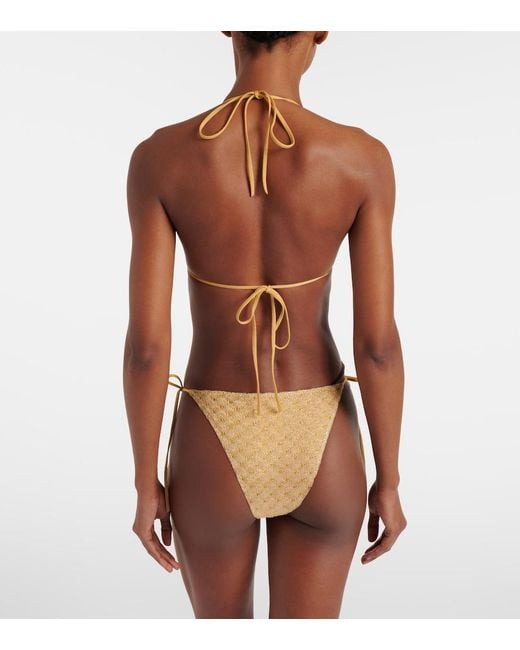 Missoni White Lame Bikini