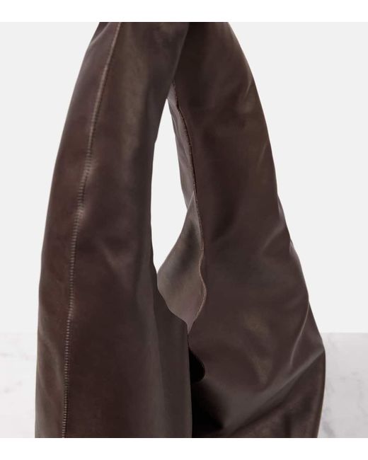 The Row Brown New Bindle Leather Shoulder Bag