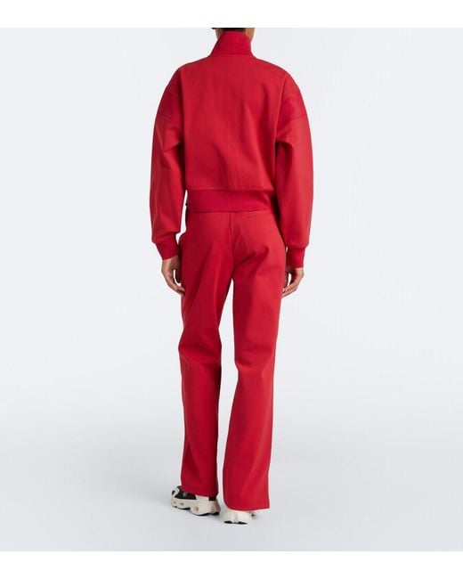 Adidas By Stella McCartney Red Jersey Sweatpants