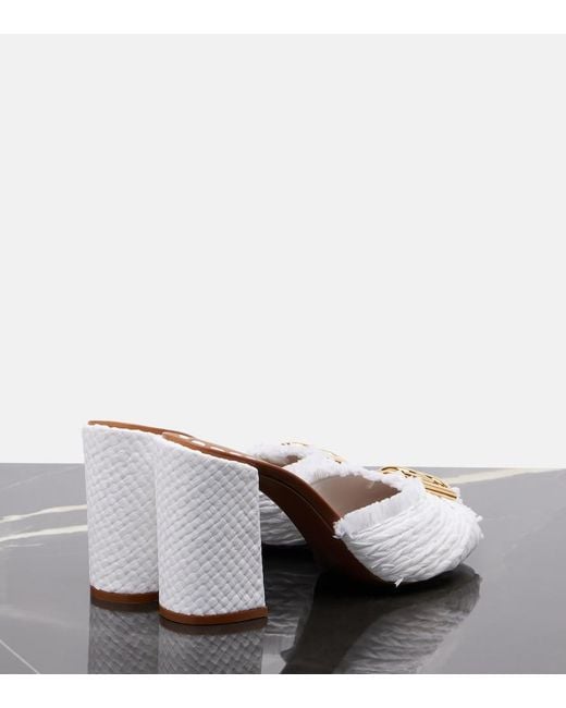 Dolce & Gabbana Brown Dg Mules