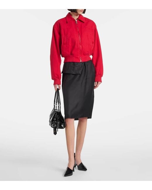 Salones De Piel Prada de color Black