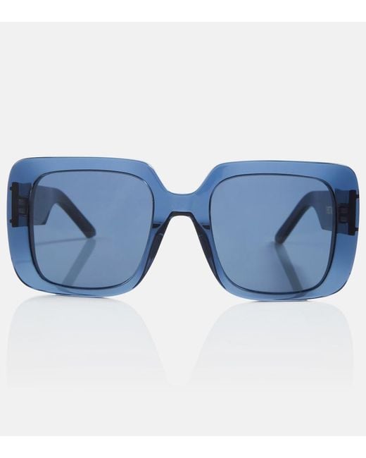 Dior Blue Wildior S3U Square Sunglasses