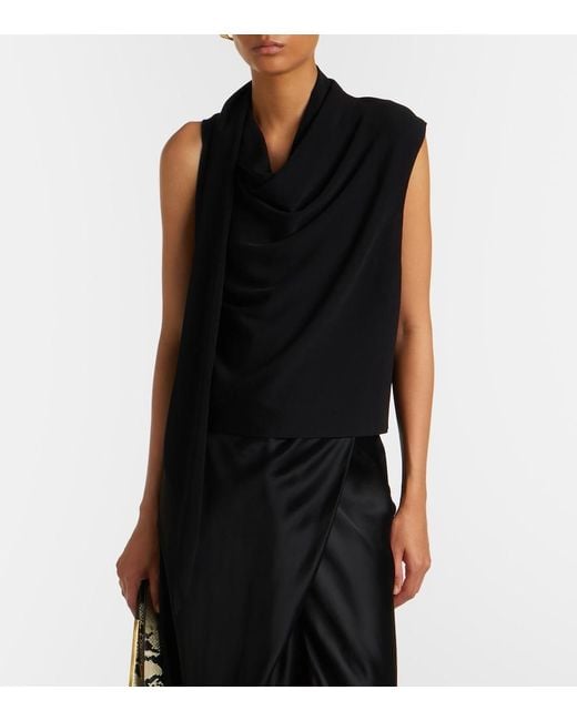 Top Tommy Con Sciarpa di Altuzarra in Black
