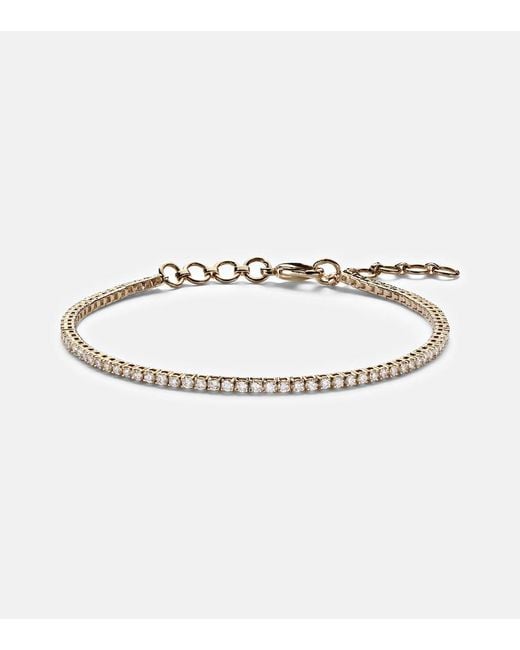 STONE AND STRAND Metallic 14Kt Bracelet With Diamonds