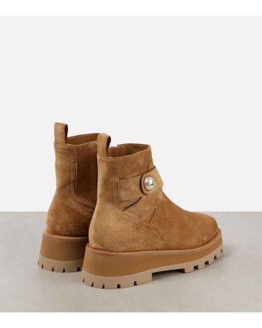 Botines Meena De Ante Jimmy Choo de color Brown