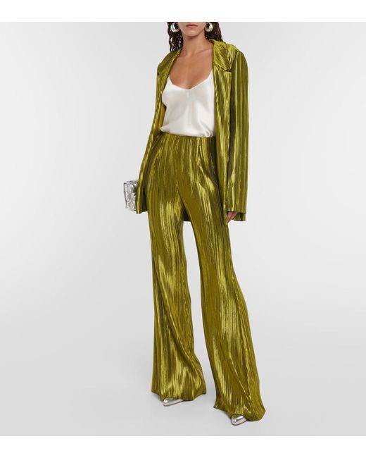 Galvan Green Nuage Pleated Pants