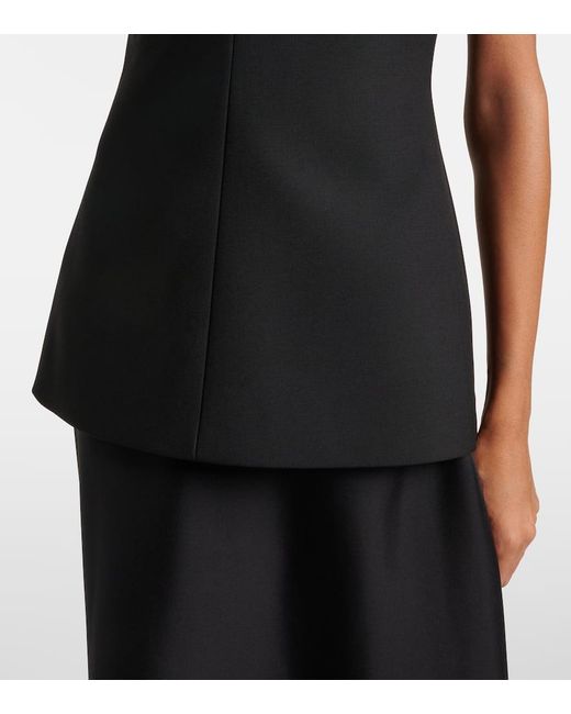 Rohe Black Robe Aus Einem Wollgemisch