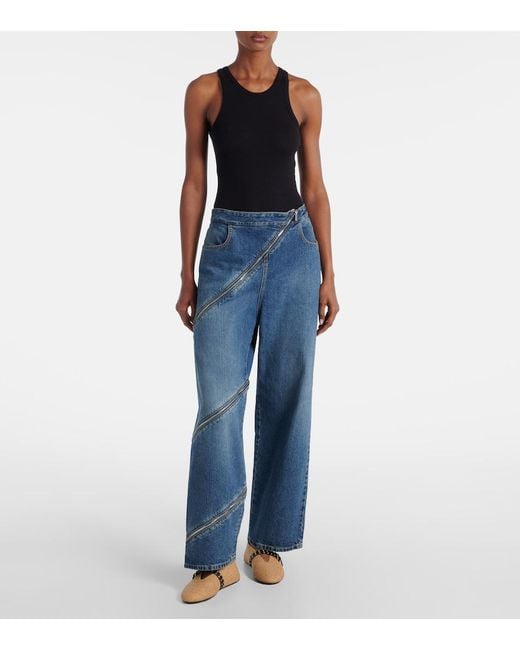 Alaïa Brown Ballerinas With Double Strap