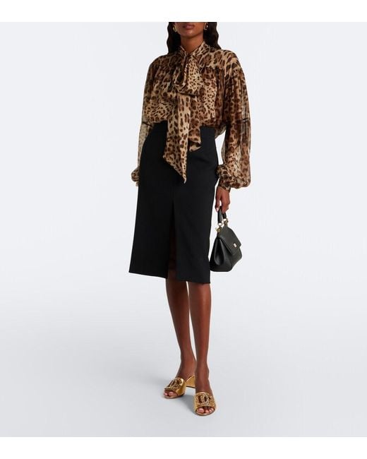 Dolce & Gabbana Natural Dg Embellished Metallic Leather Mules