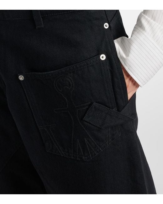 Jean Barrel A Taille Haute J.W. Anderson en coloris Blue