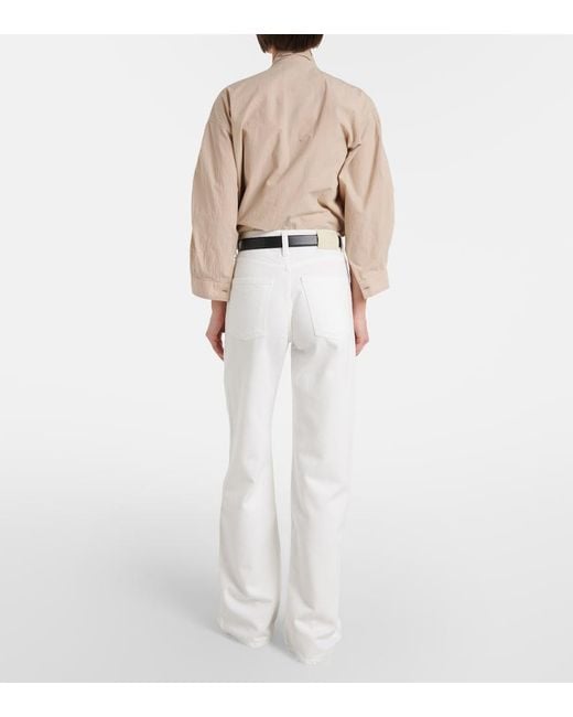 Citizens of Humanity White Annina Straight Jeans