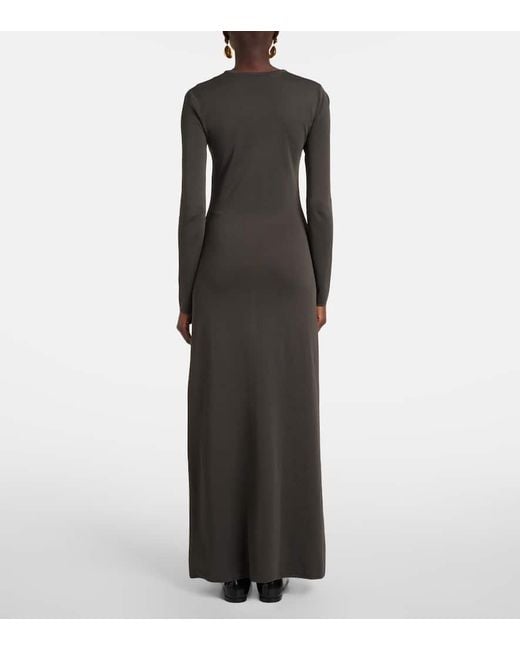 FFORME Gray Maxikleid Scudder Aus Strick