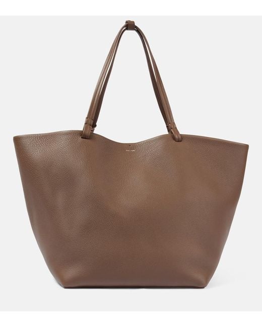 Tote Park Xl De Piel The Row de color Brown