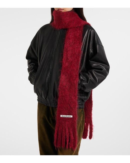 Sciarpa Kinna di Acne in Red