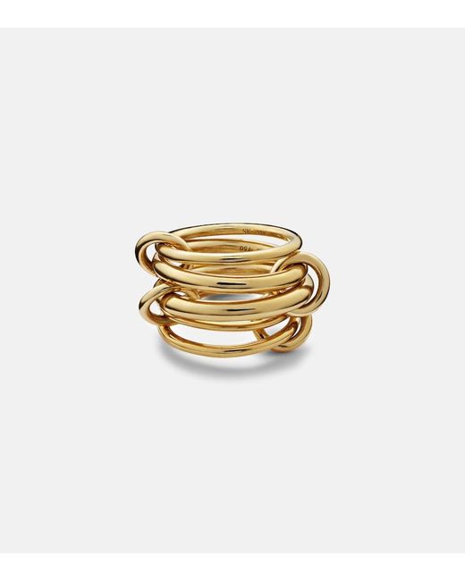 Spinelli Kilcollin Metallic Aquarius 18kt Gold Linked Rings