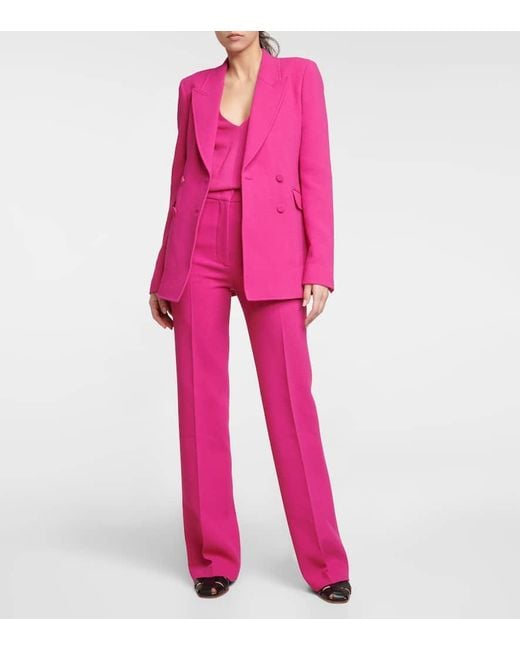 Gabriela Hearst Pink Maria Wool Crepe Camisole