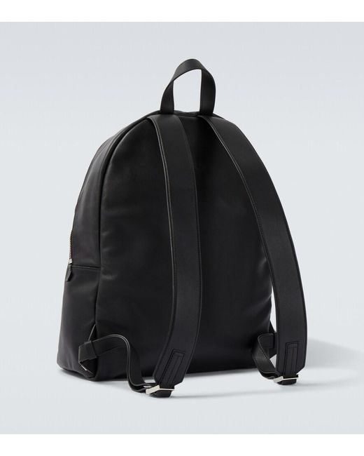 Tom Ford Black Leather Backpack for men