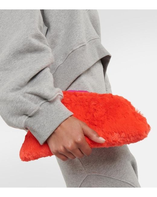 The Attico Red 8.30 Pm Clutch