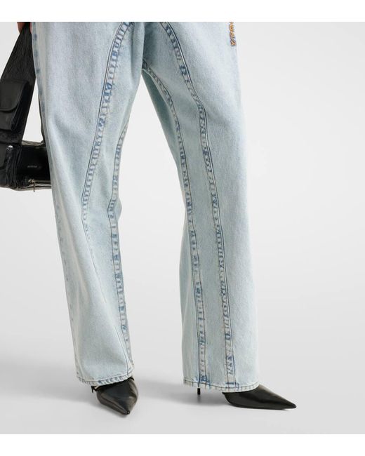 Jeans anchos Y. Project de color Blue