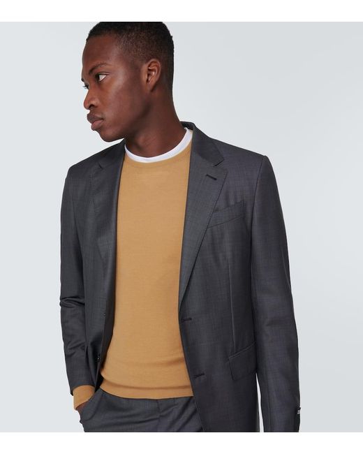 John Smedley Pullover Marcus Aus Wolle in Brown für Herren