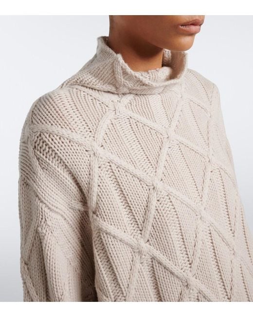 Jardin Des Orangers White Wool And Cashmere Sweater