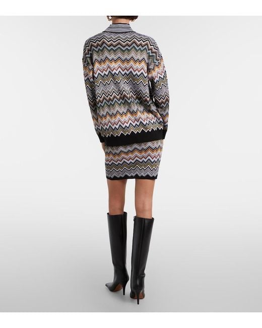 Missoni Gray Zigzag Sweater