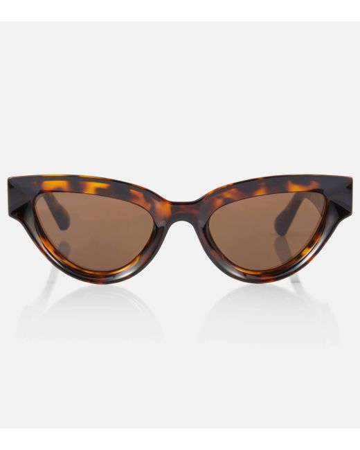 Bottega Veneta Brown Cat-eye Sunglasses