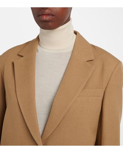The Row Natural Ezri Silk Blazer