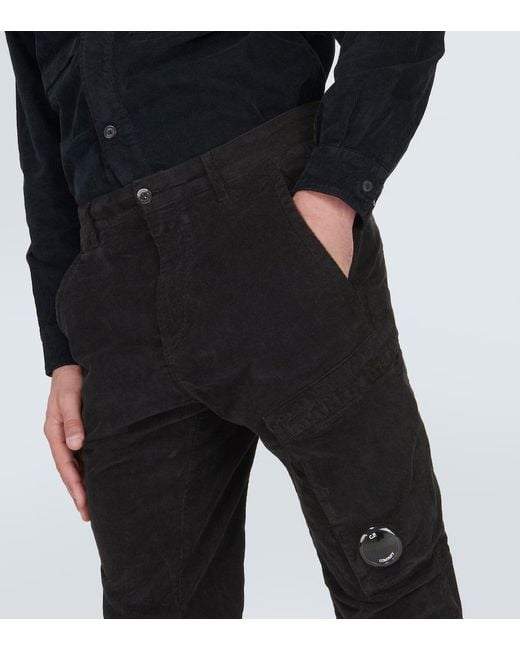 C P Company Gerade Hose Aus Cord in Black für Herren